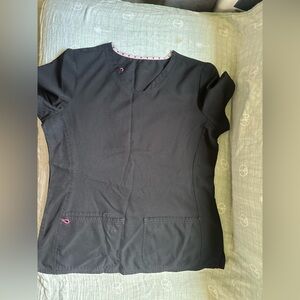 Black Top with Pink Accents